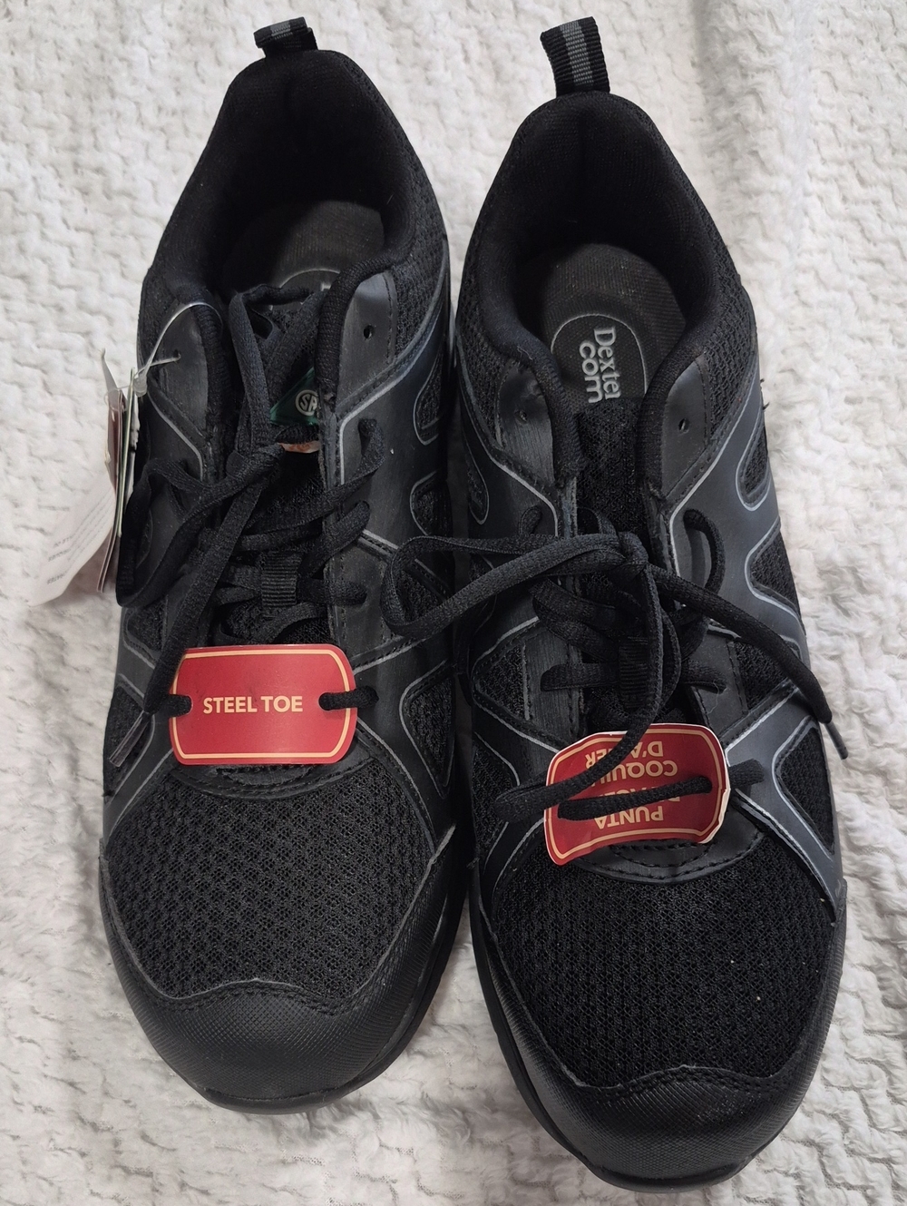Dexter Men's Black Athletic Steel-Toe Work Shoes